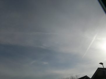 chemtrail north east UK Sunday 17th Feb 2019 10:42 GMT