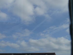 uk chemtrail geoengineering 1st April 2019 12:24 BST a lot of chemtrail this morning. Afternoon totally overcast.