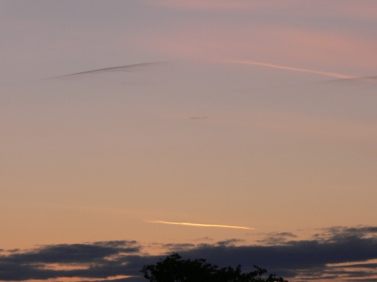 chemtrail geoengineering north east England early evening 6 May 2019